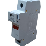 Dehmy Fuse Holder Base RT18-32(X) 10X38mm 32 Amp 500-690VAC 1 Pole DIN Rail Mount with Indicator Light(Make :- Power), Pack of 10