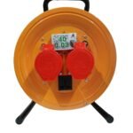 Industrial Cable Drums with sockets and wall sockets